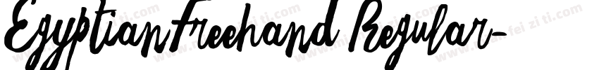 EgyptianFreehand Regular字体转换